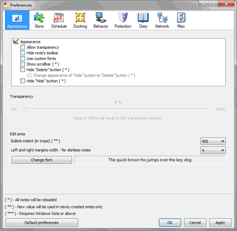 PNotes 9.0.107 for Windows Screenshot 1
