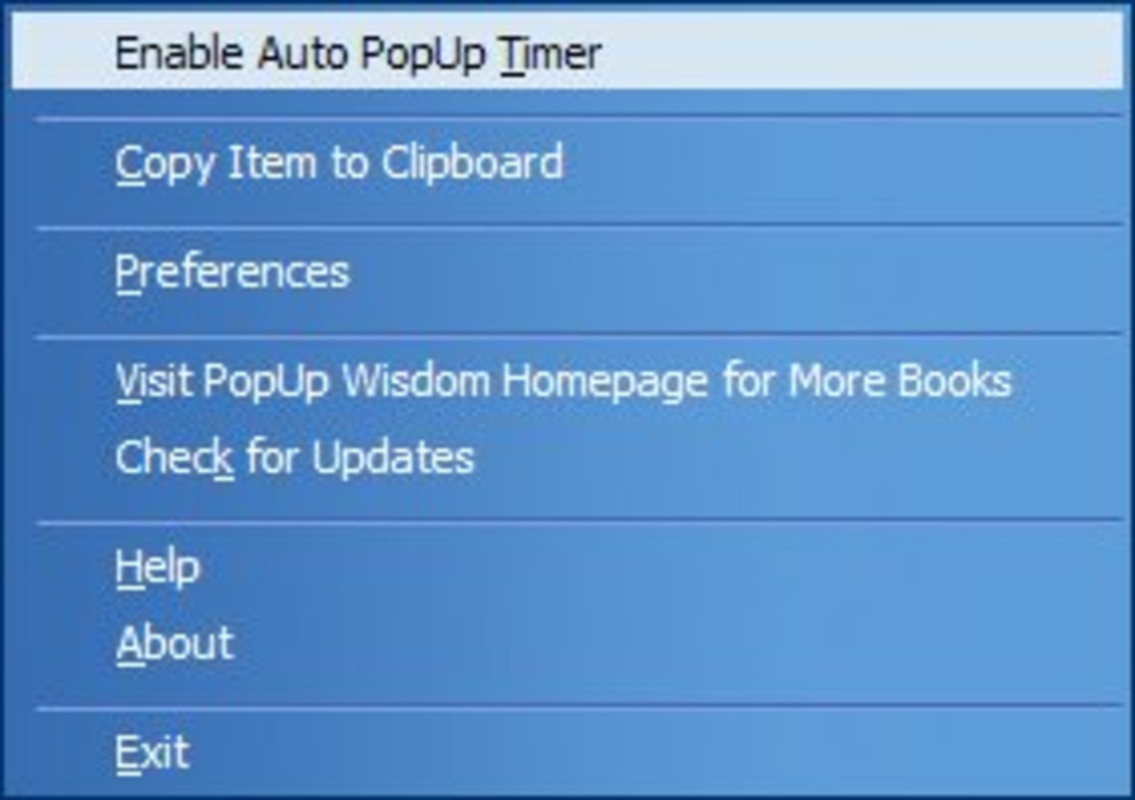 PopUp Wisdom 1.08.01 for Windows Screenshot 6