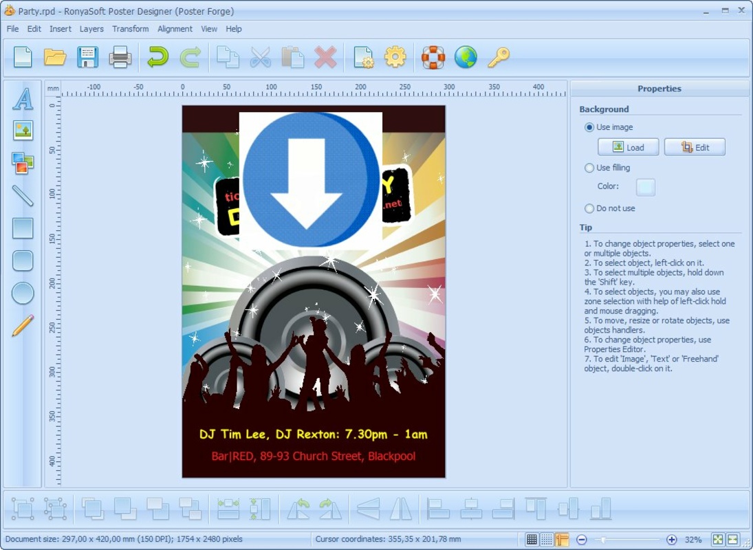 Poster Designer 2.02.04.02 Beta for Windows Screenshot 4