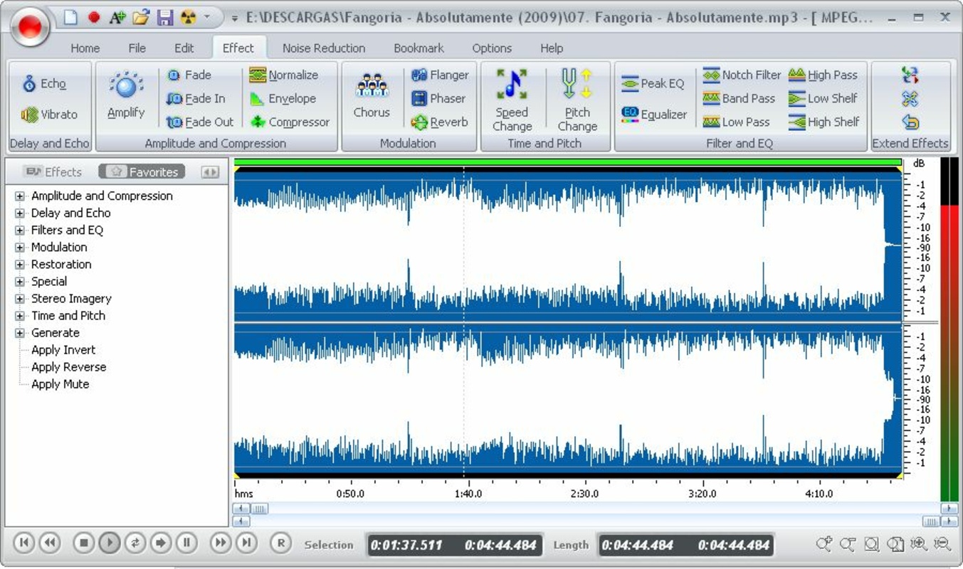 Power Sound Editor 8.5.4 for Windows Screenshot 4
