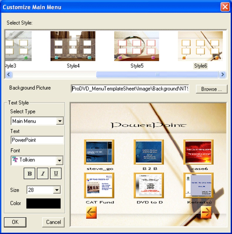 PowerPoint DVD Maker 1.5 for Windows Screenshot 2