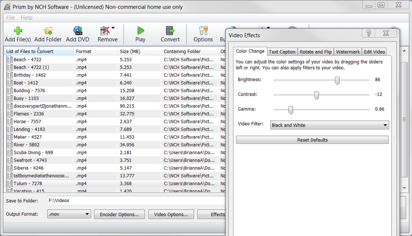 Prism Video File Converter 10.07 for Windows Screenshot 4