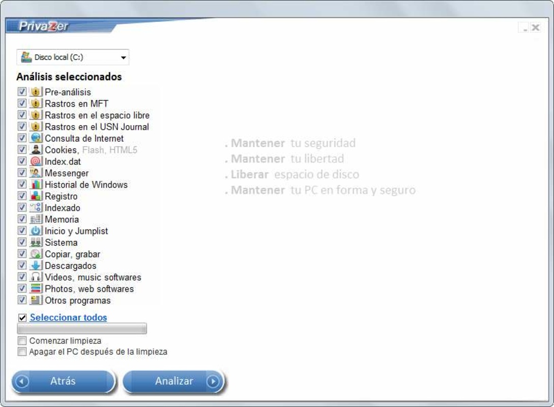 PrivaZer 4.0.71 for Windows Screenshot 3