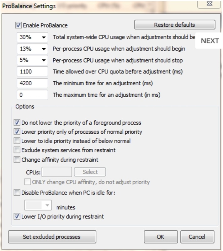 Process Lasso 12.0.3.16 for Windows Screenshot 2