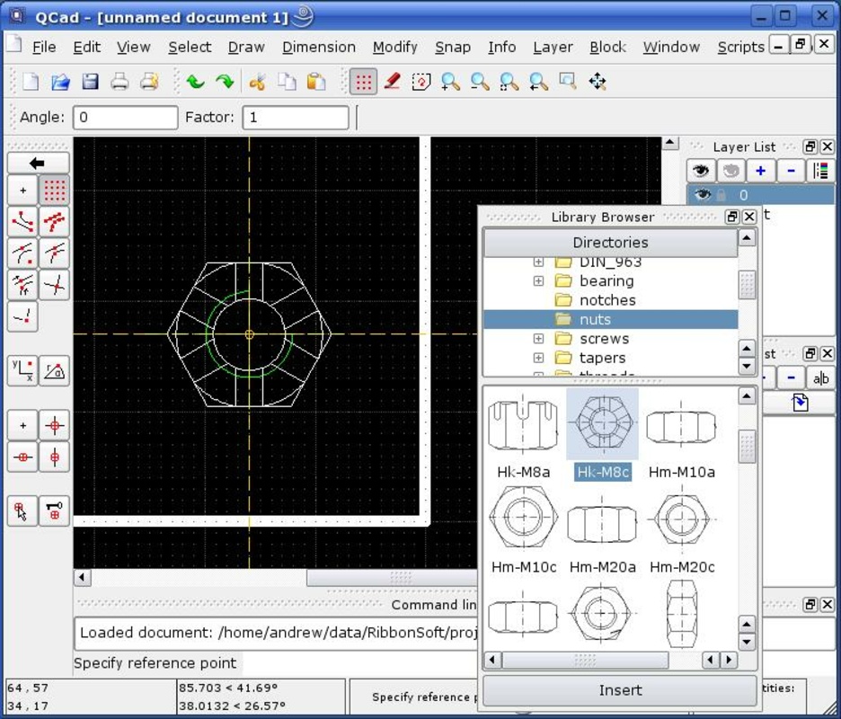 QCAD 3.27.6 feature