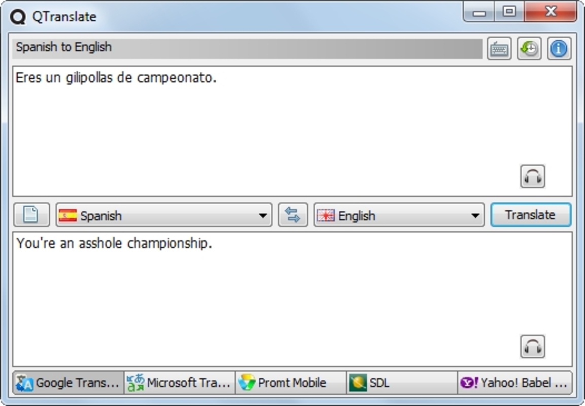 QTranslate 6.10.0 for Windows Screenshot 1
