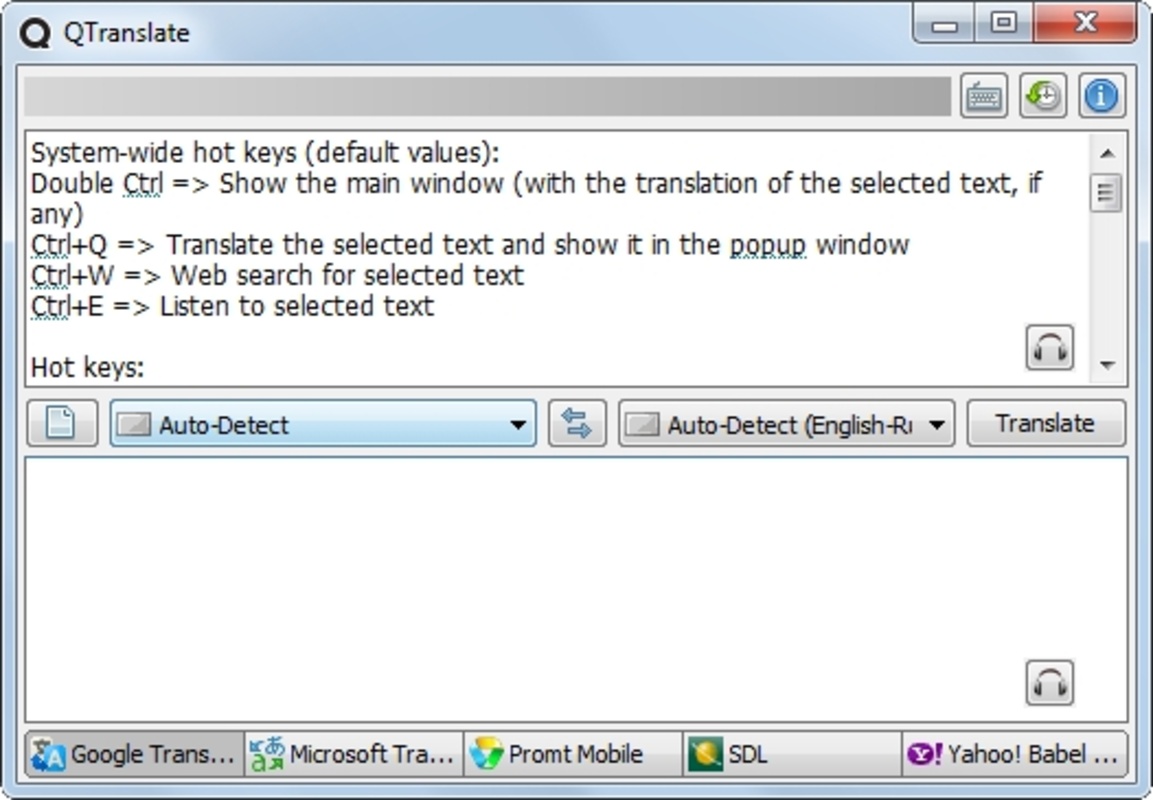 QTranslate 6.10.0 for Windows Screenshot 3