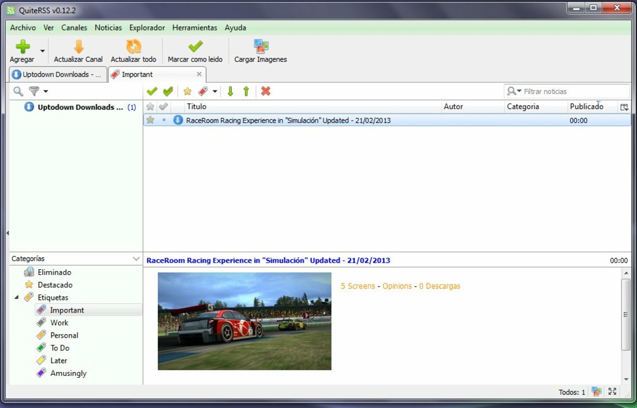QuiteRSS 0.19.4 for Windows Screenshot 4