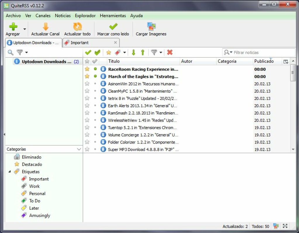 QuiteRSS 0.19.4 for Windows Screenshot 8