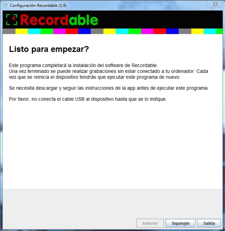 Recordable 1.9 for Windows Screenshot 1