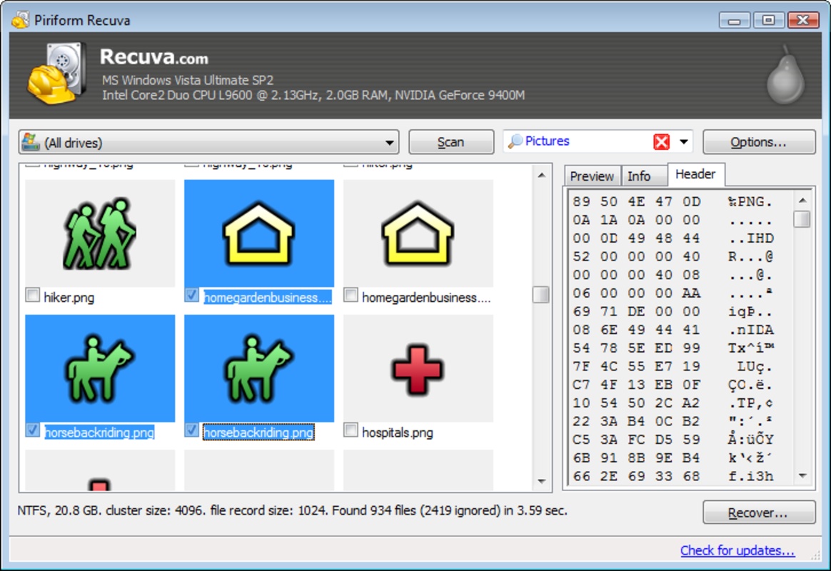 Recuva 1.53.2078 for Windows Screenshot 11