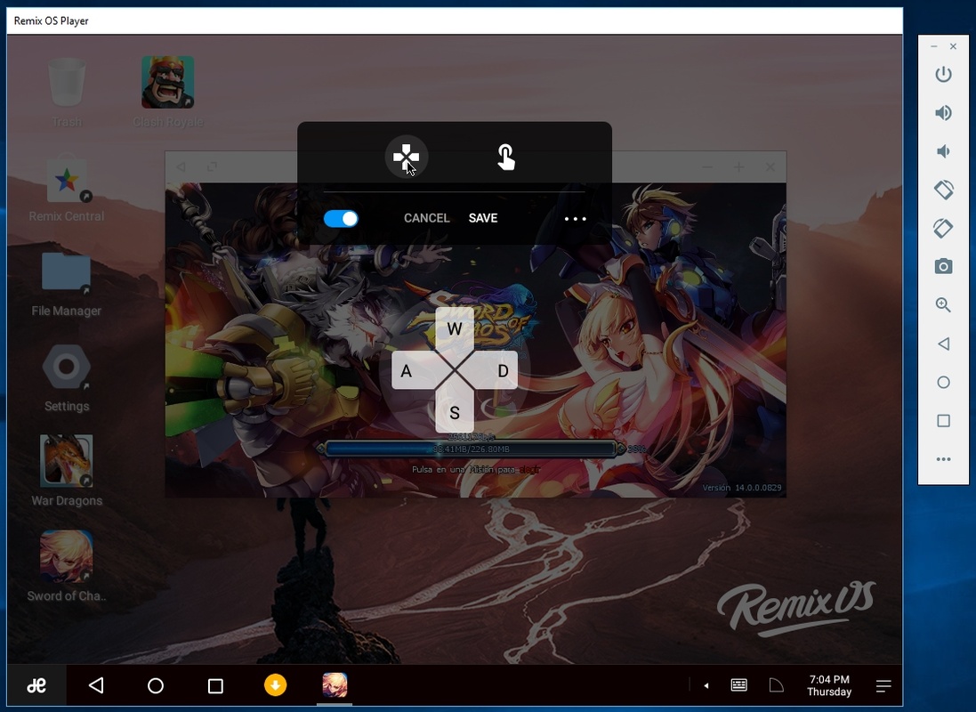 Remix OS Player 1.0.110 for Windows Screenshot 1