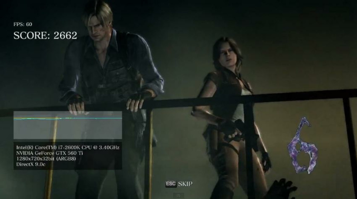 Resident Evil 6 Benchmark  for Windows Screenshot 2