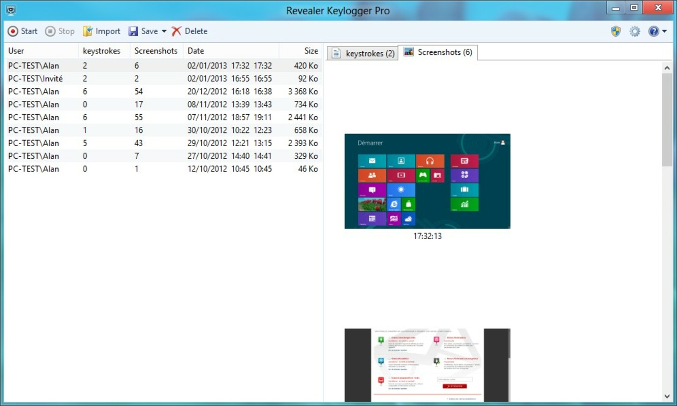 Revealer Keylogger 2.10 for Windows Screenshot 5