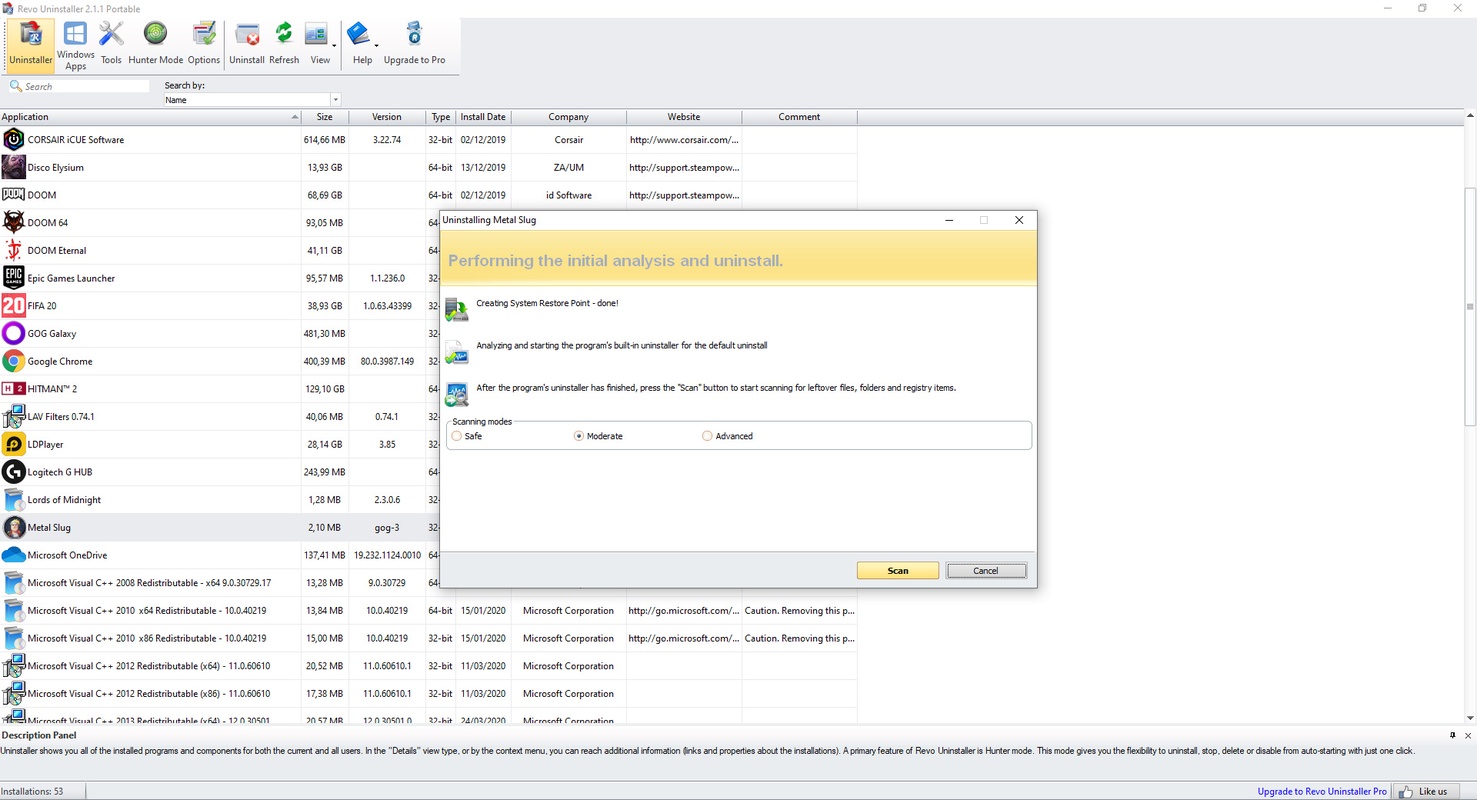 Revo Uninstaller Portable 2.4.1 for Windows Screenshot 1