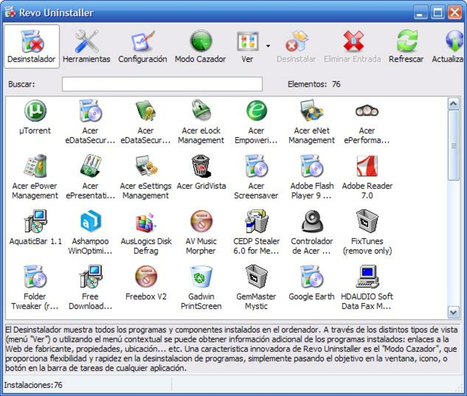 Revo Uninstaller 2.4.4 for Windows Screenshot 1