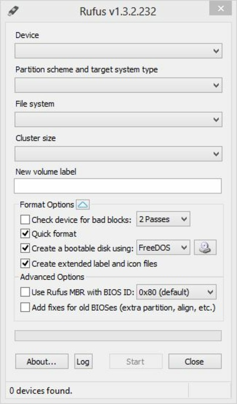 Rufus Portable 3.22 feature