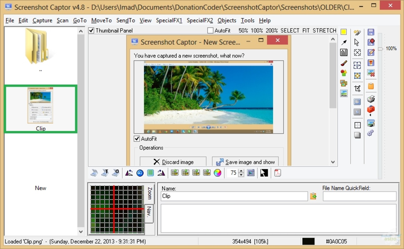 Screenshot Captor 4.36.1 for Windows Screenshot 1