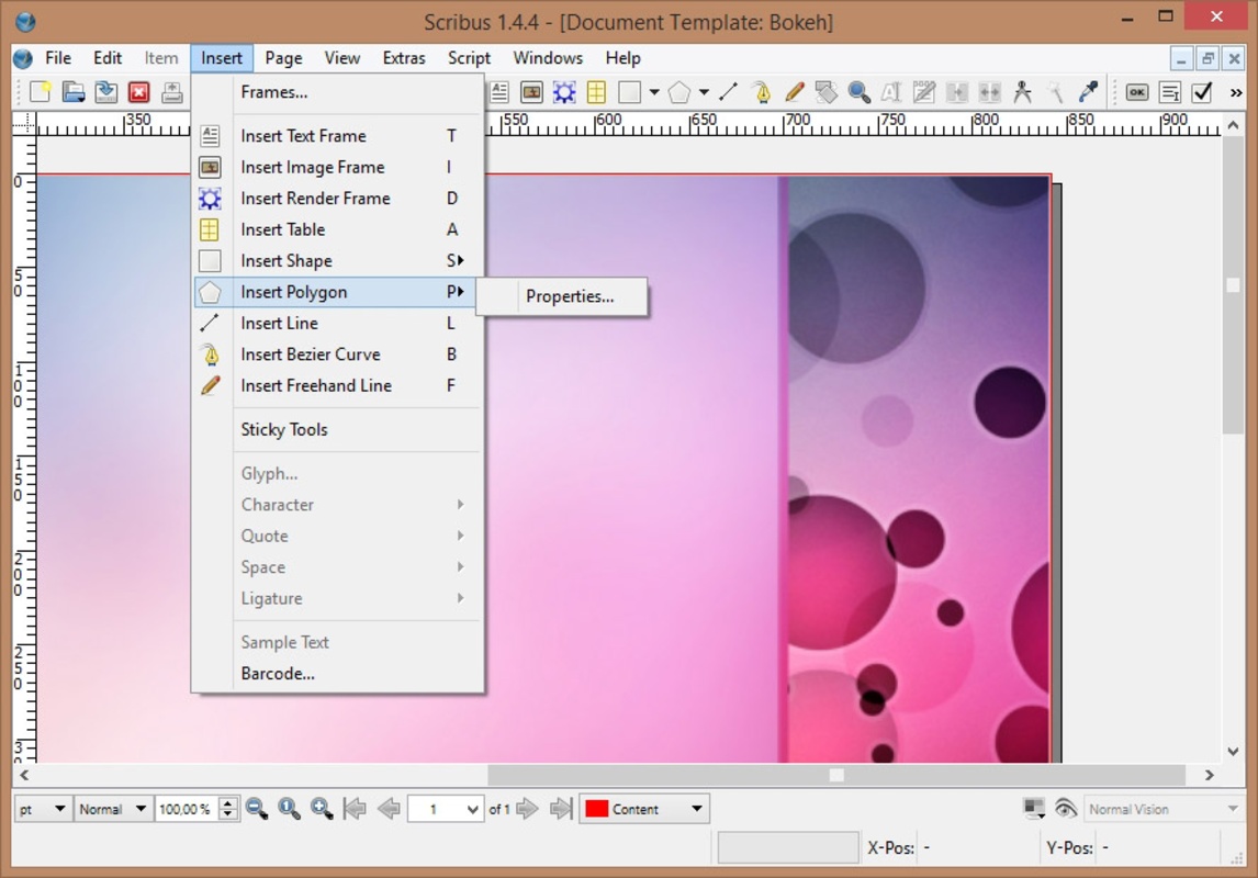 Scribus 1.5.8 for Windows Screenshot 3