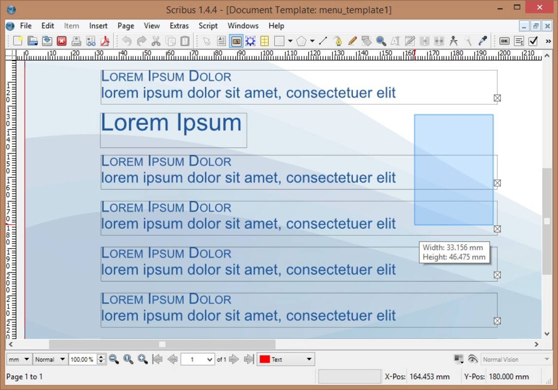 Scribus 1.5.8 for Windows Screenshot 5