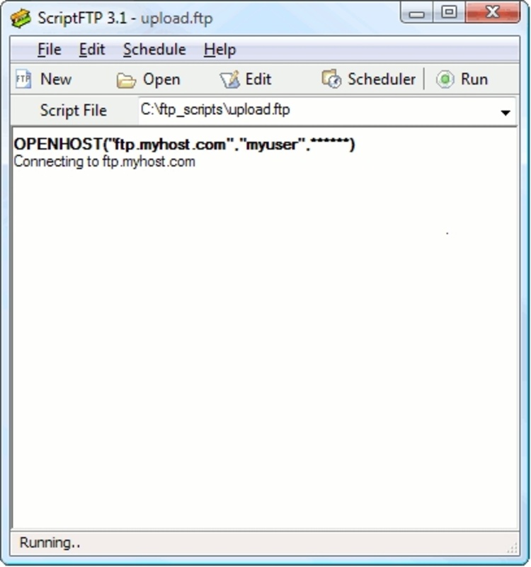 ScriptFTP 4.6 for Windows Screenshot 2
