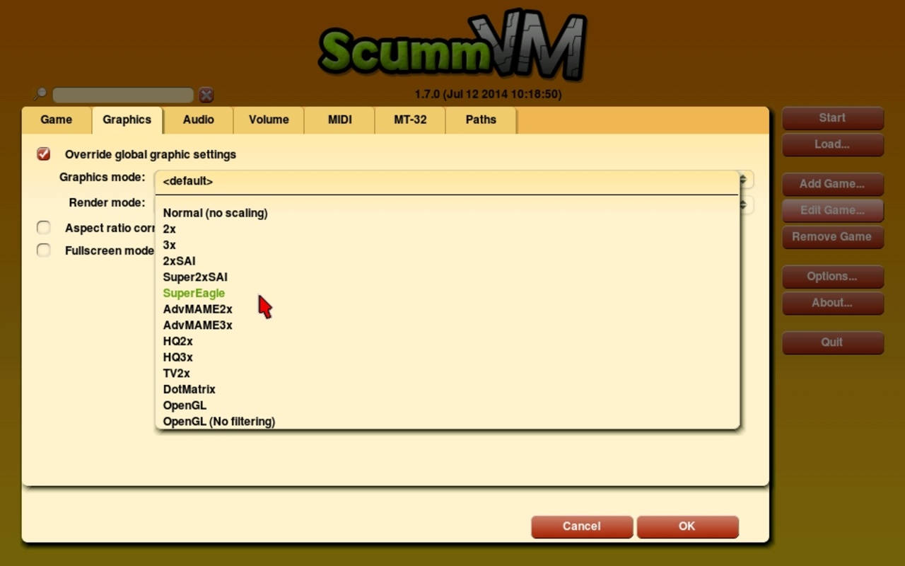 ScummVM 2.7.0 for Windows Screenshot 1