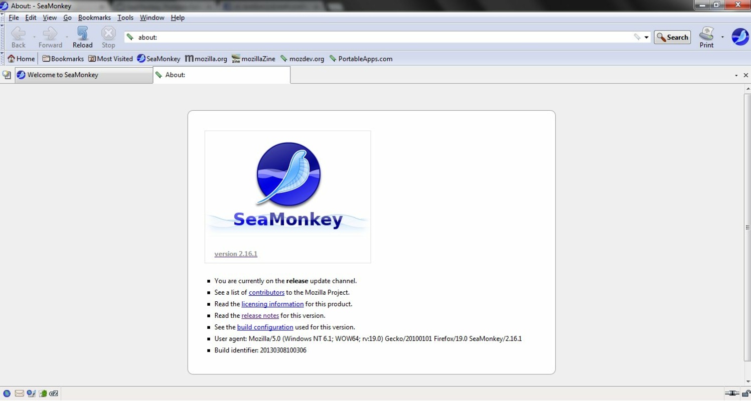 SeaMonkey Portable 2.53.16 feature