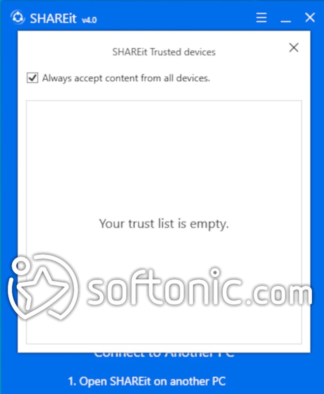 SHAREit 4.0.6.177 feature
