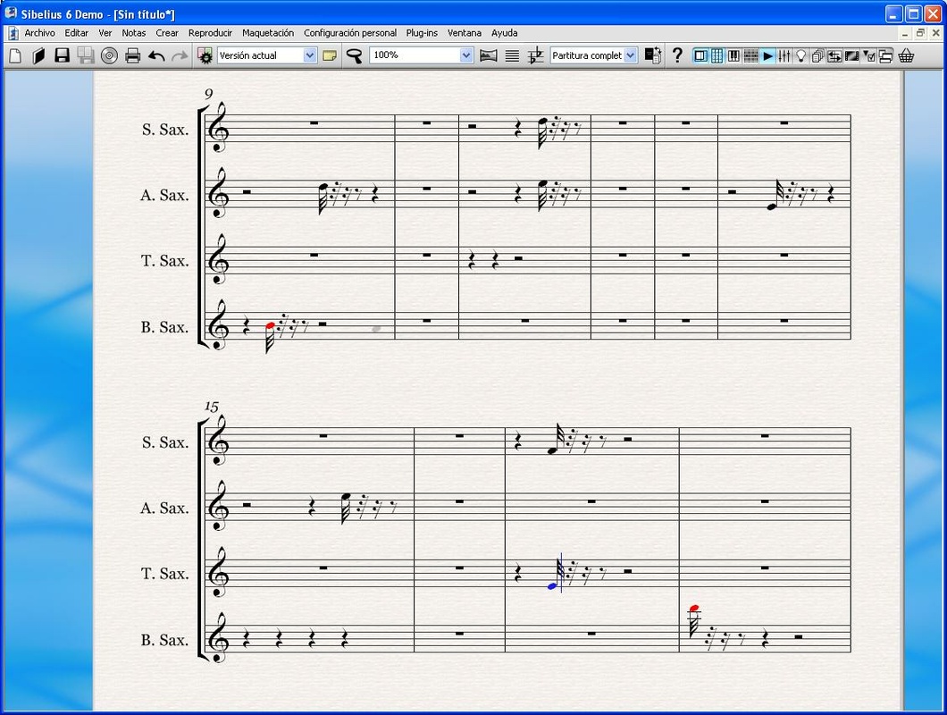 Sibelius 7.0.3 feature