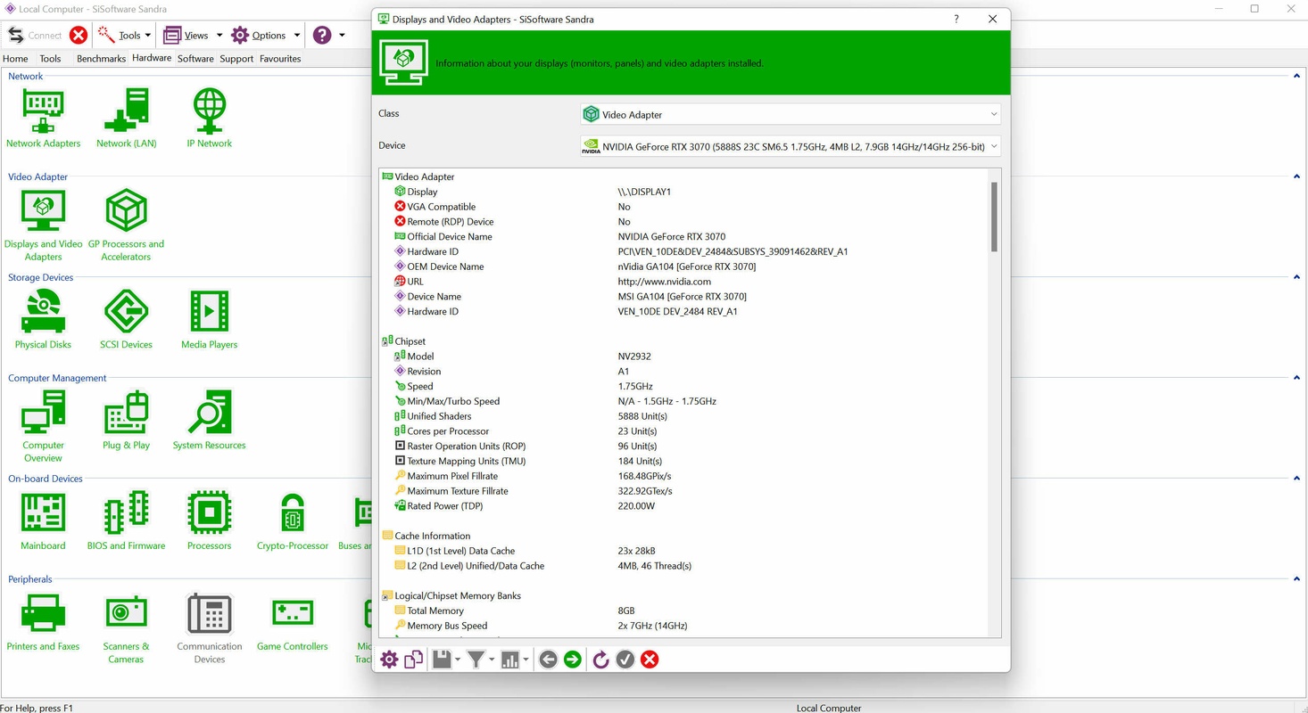 SiSoftware Sandra Lite 31.119 for Windows Screenshot 1