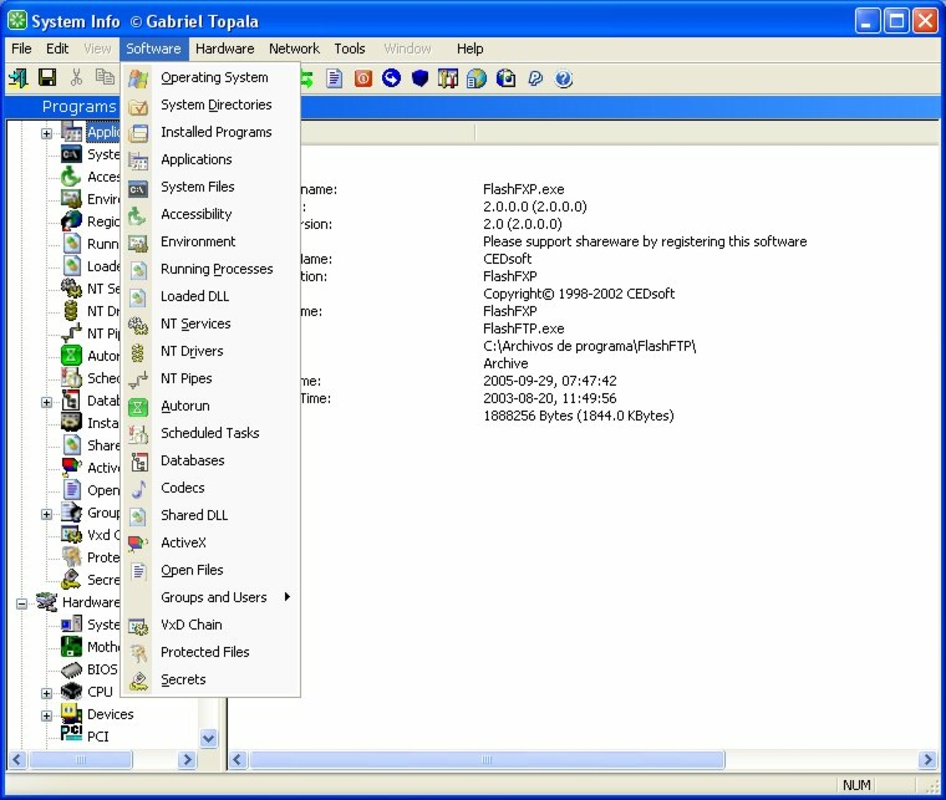 SIW (System Info) 13.2.0204p for Windows Screenshot 2