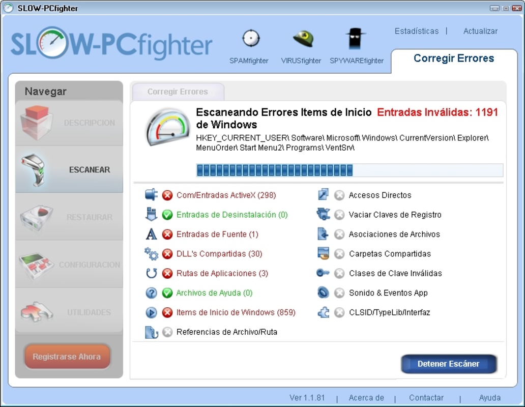 Slow PC Fighter 2.2.14 for Windows Screenshot 1