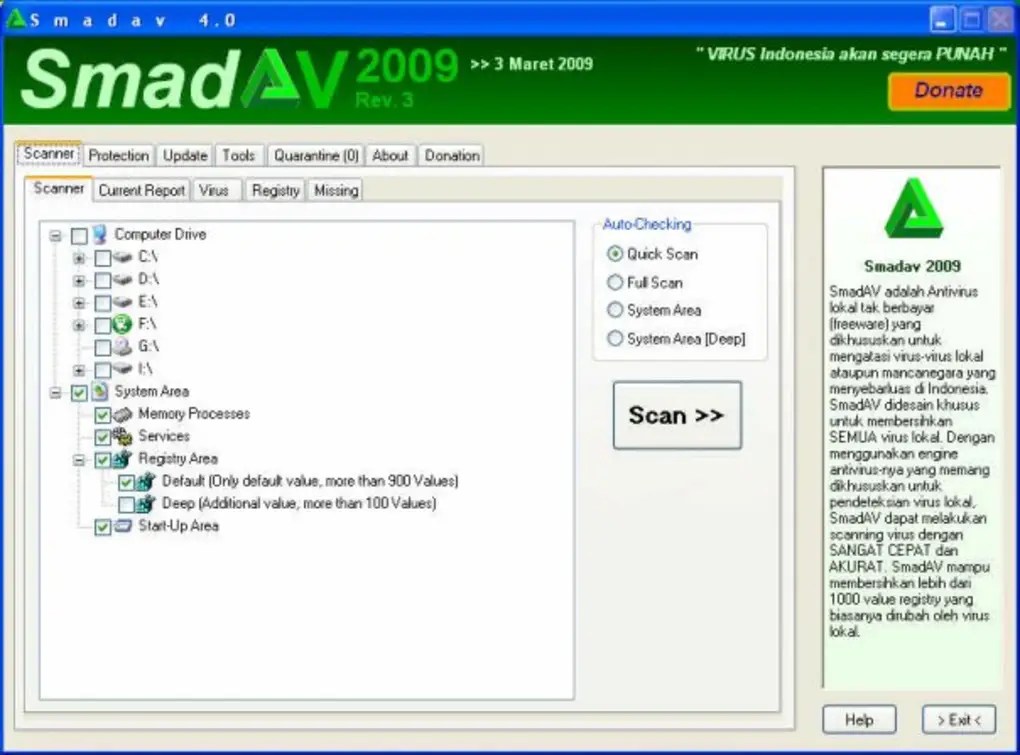 Smadav Antivirus 2016 11.0 for Windows Screenshot 1