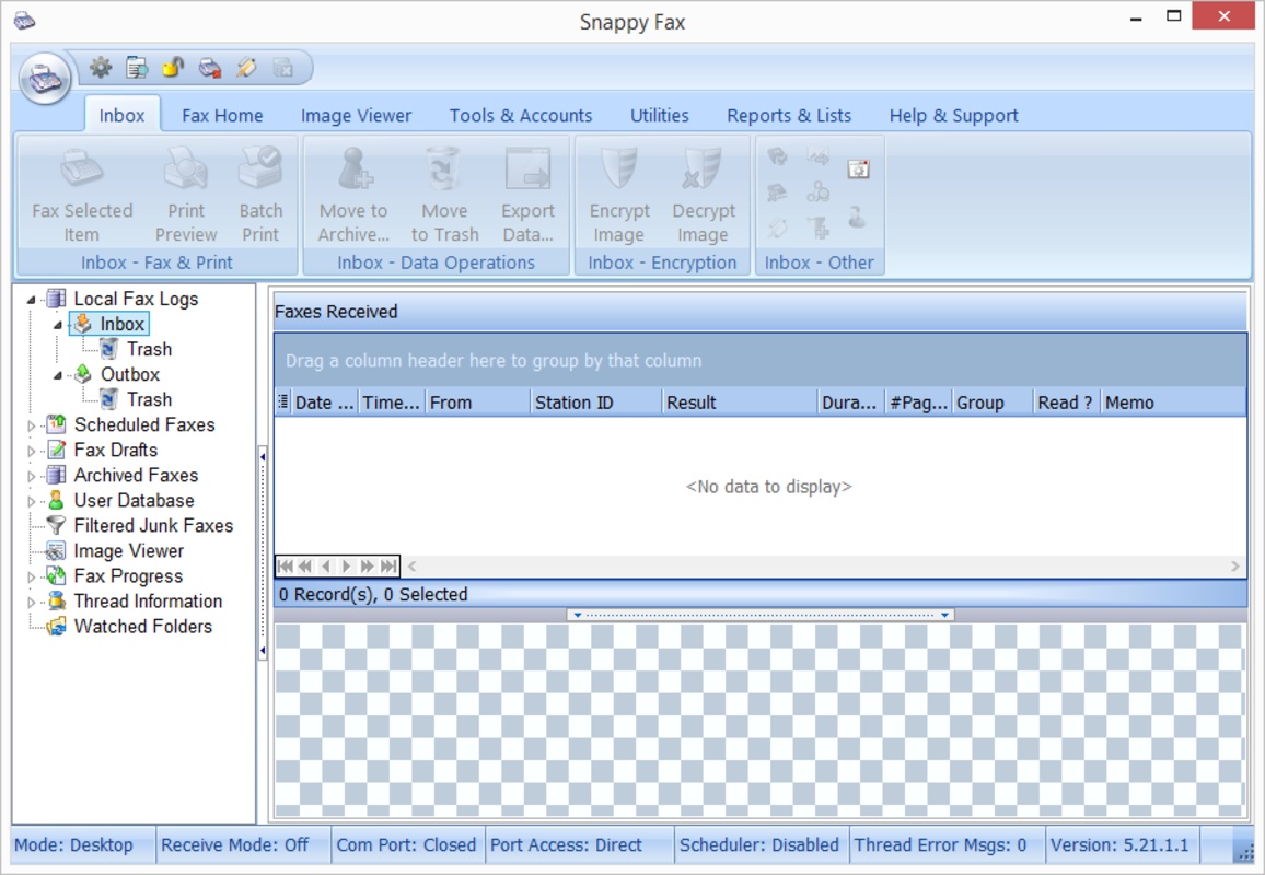 Snappy Fax 5.37.1.2 for Windows Screenshot 5