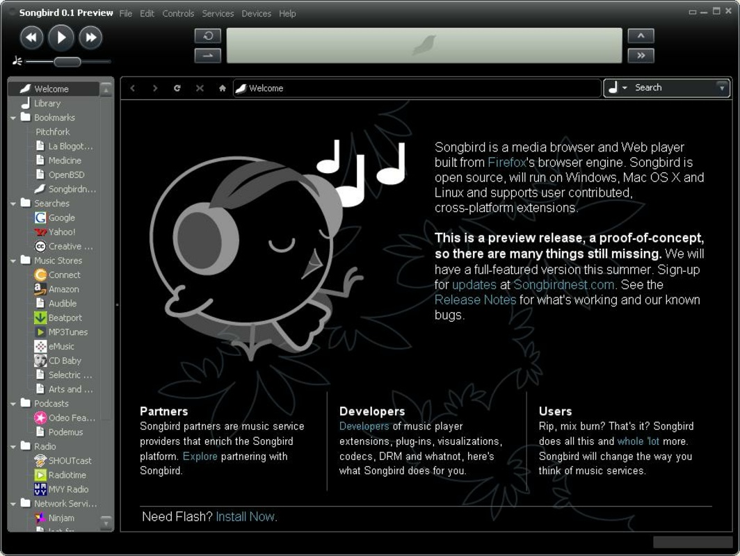 Songbird 2.2.0 for Windows Screenshot 4