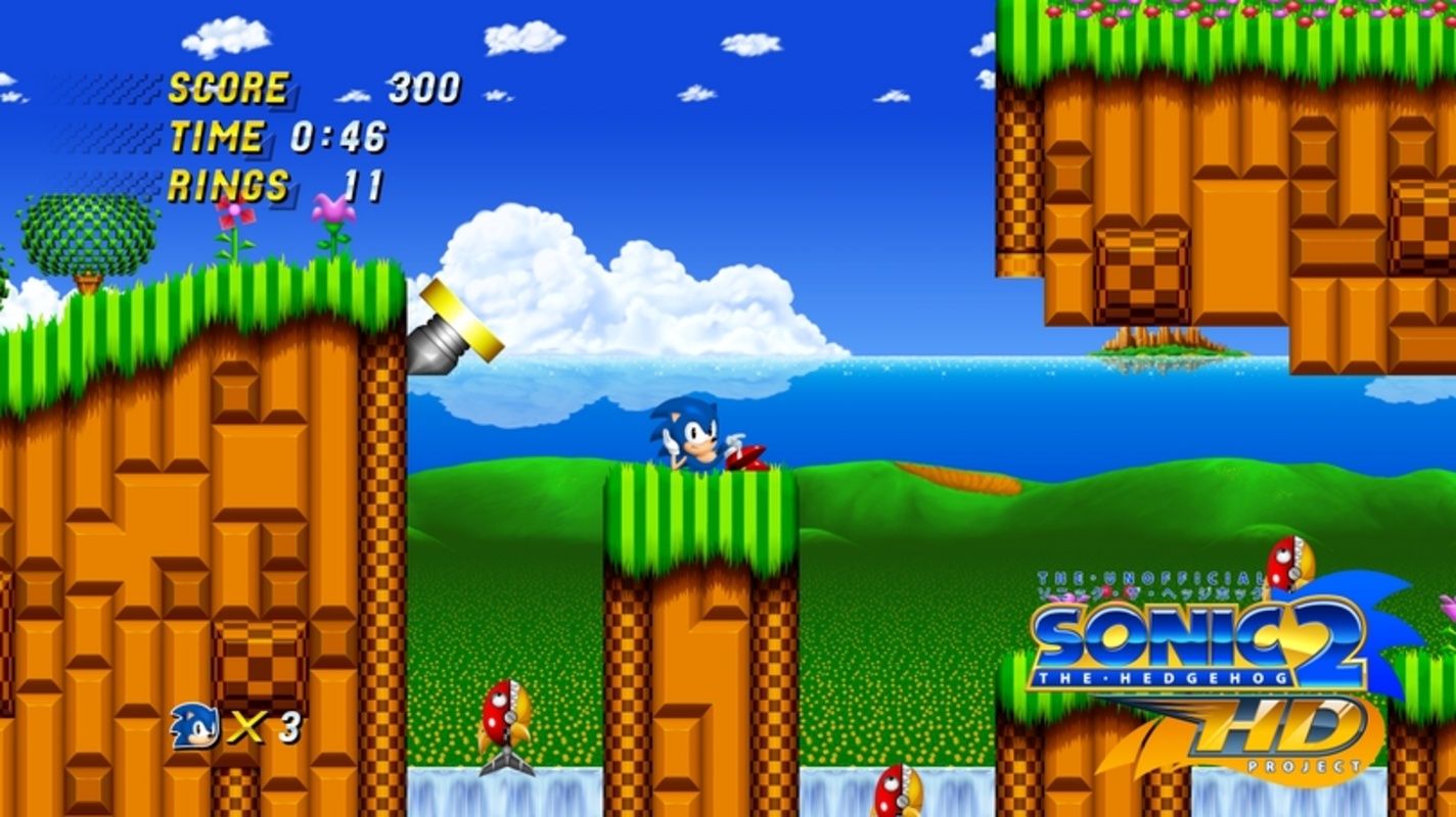 Sonic 2 HD Demo 2.0 feature