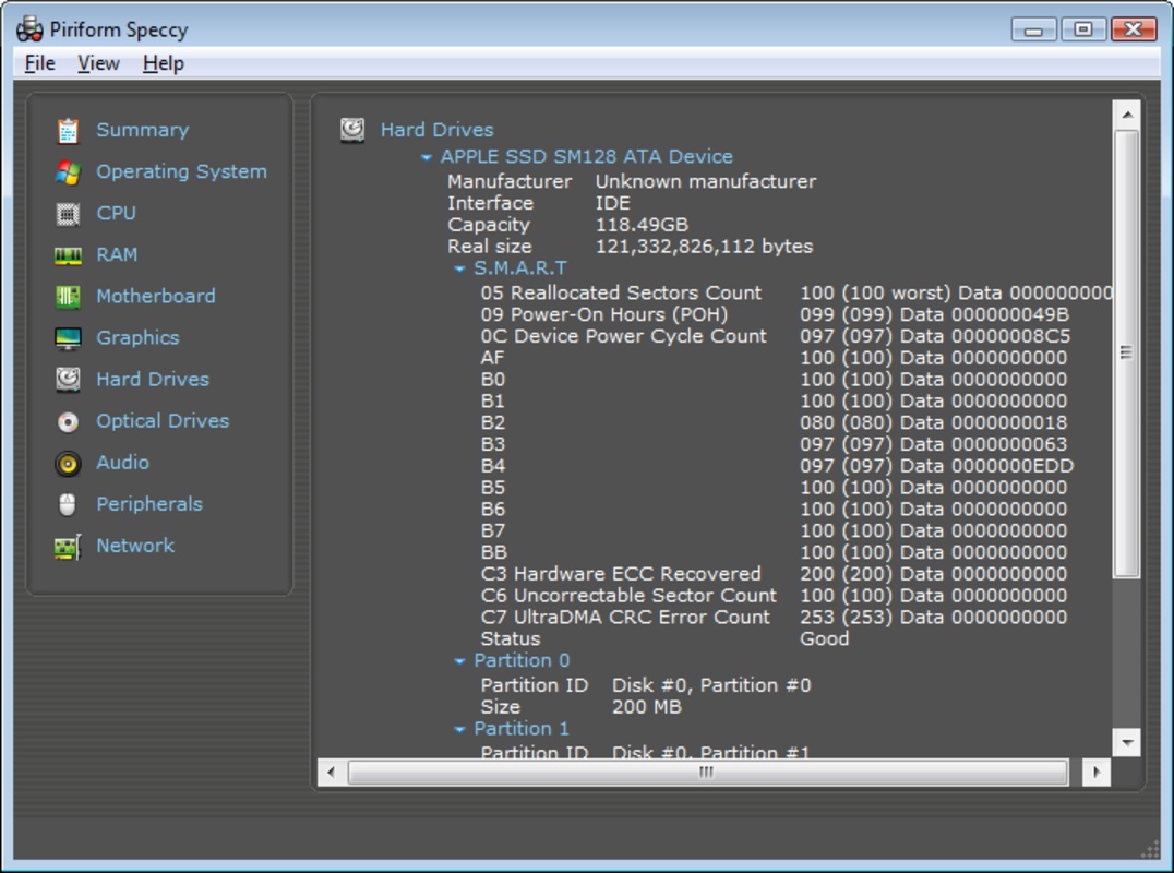 Speccy – System Information 1.32.744 for Windows Screenshot 2