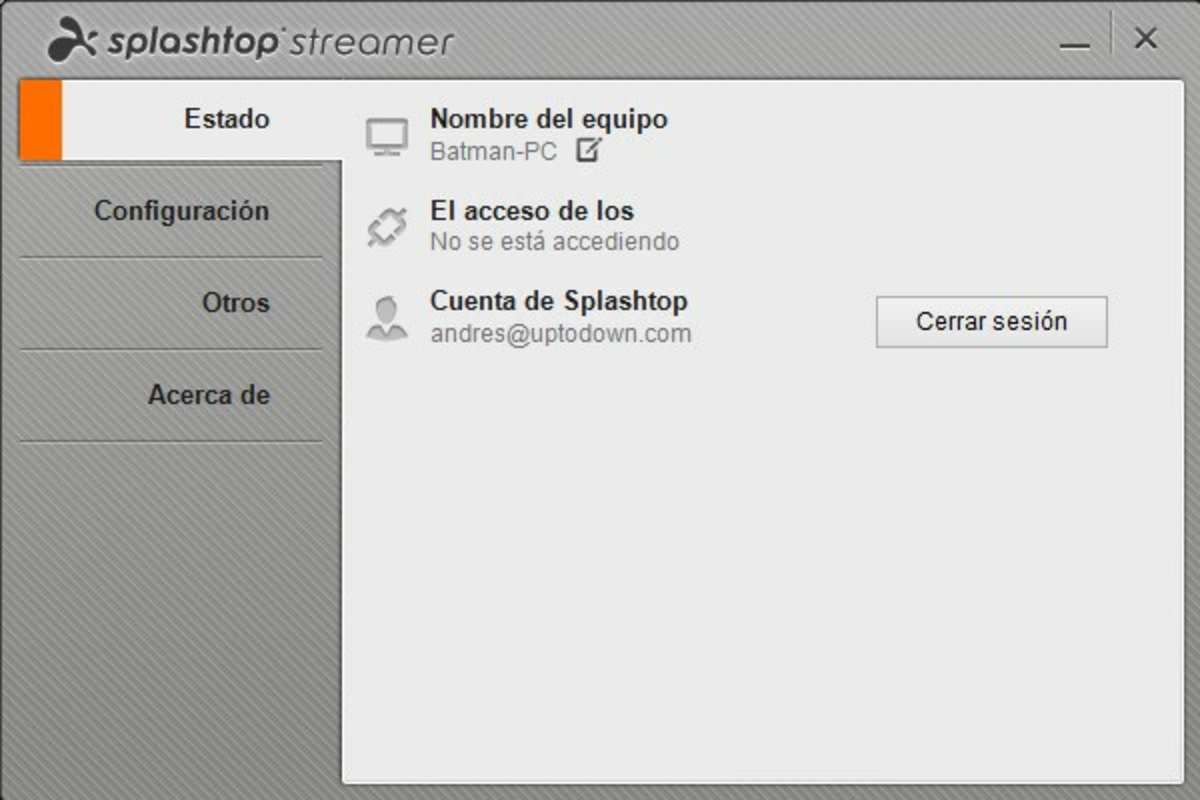 Splashtop Streamer 2.4.5.2 for Windows Screenshot 1
