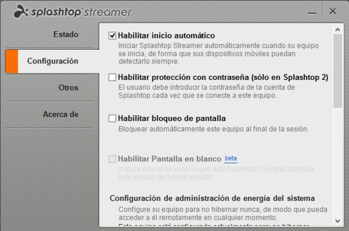 Splashtop Streamer 2.4.5.2 for Windows Screenshot 2