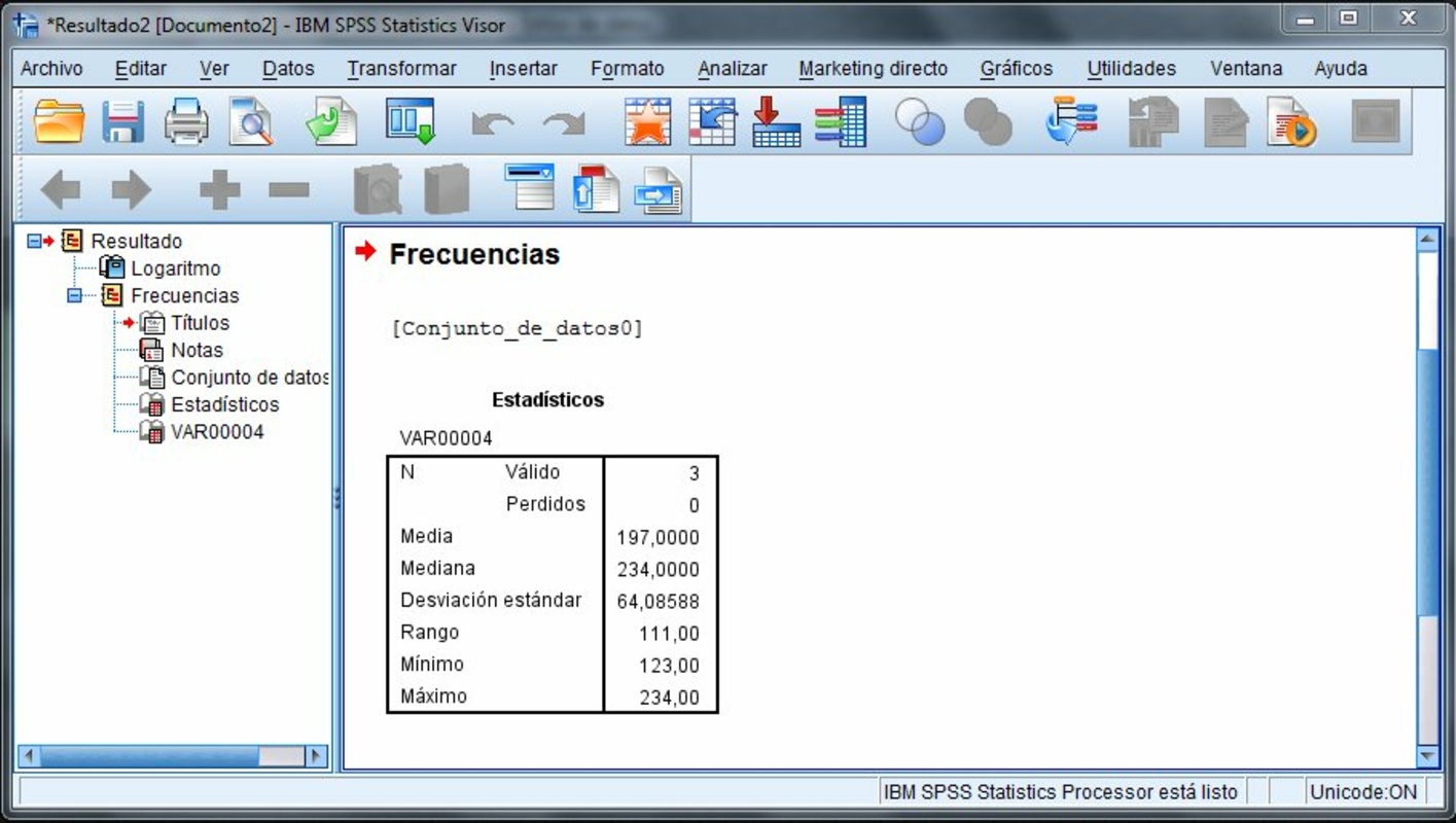 SPSS 22.0 feature