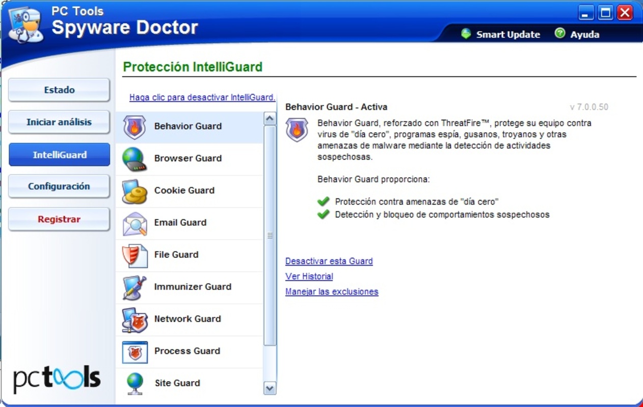 Spyware Doctor 2010-7.0.0.538 for Windows Screenshot 1