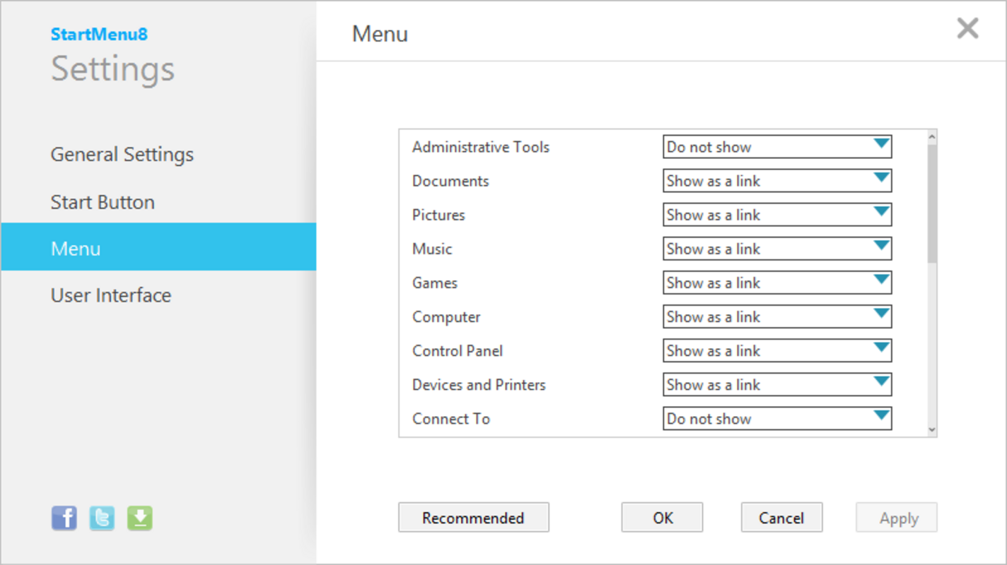 Start Menu 8 5.4.0.2 for Windows Screenshot 2