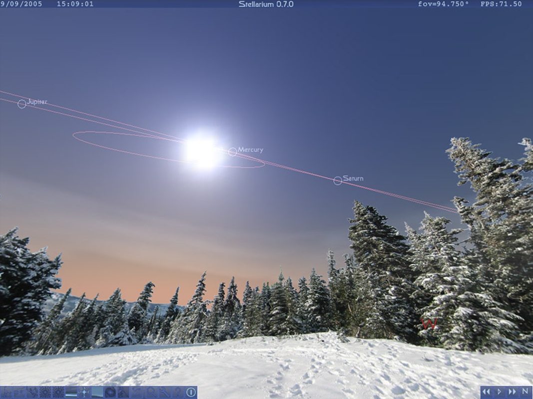 Stellarium 23.1 for Windows Screenshot 3