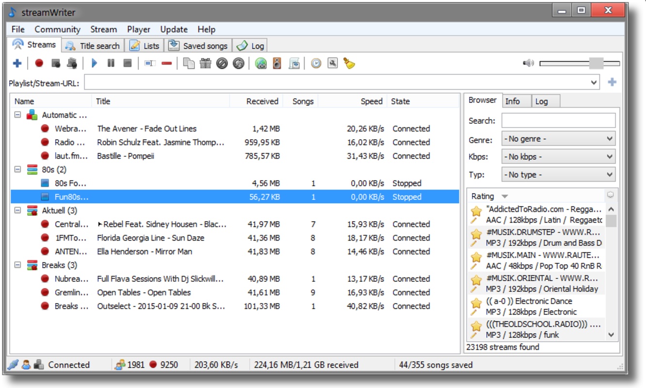 StreamWriter 5.5.1.1 for Windows Screenshot 4