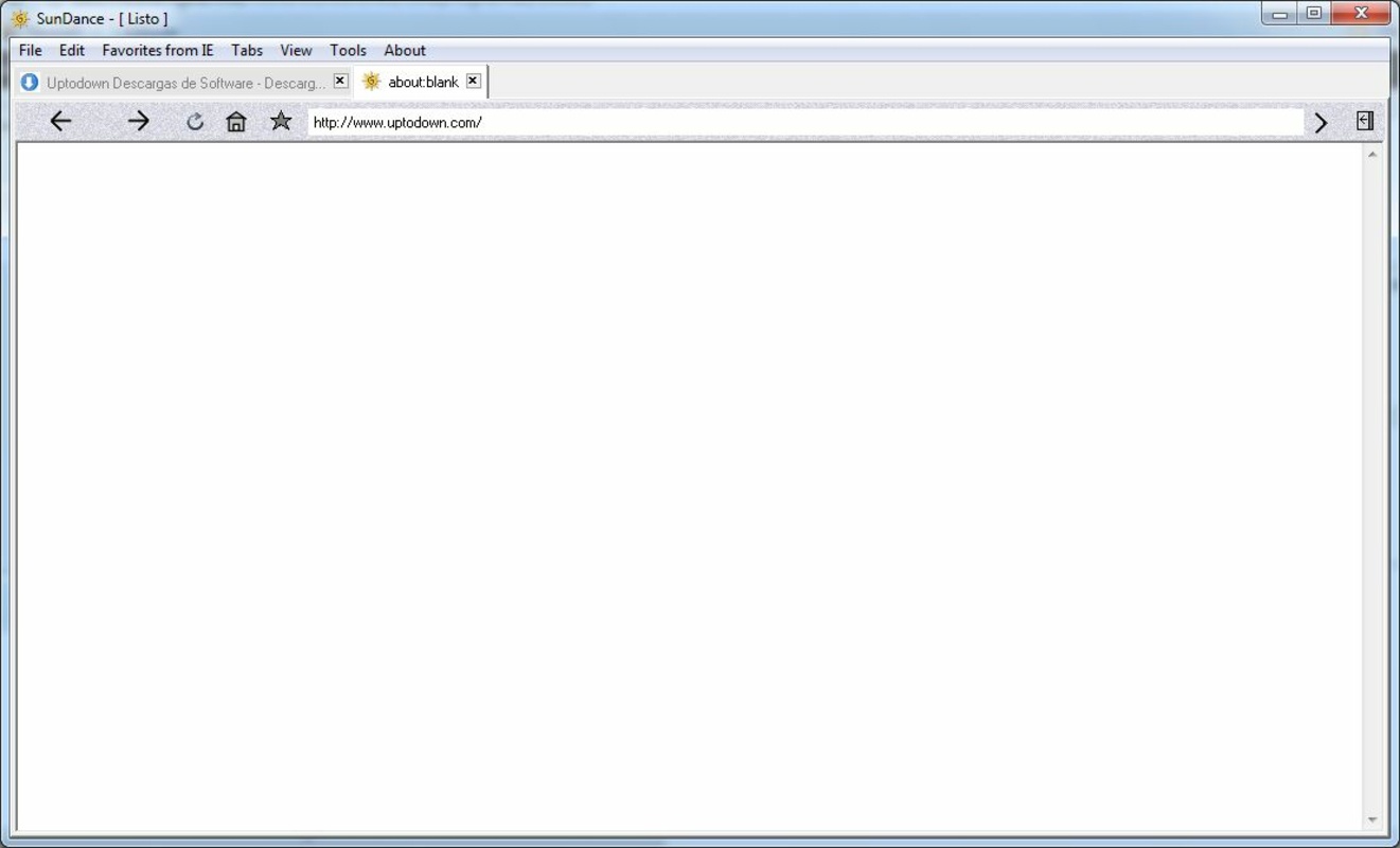 SunDance Web Browser 4.6.0.0 for Windows Screenshot 1