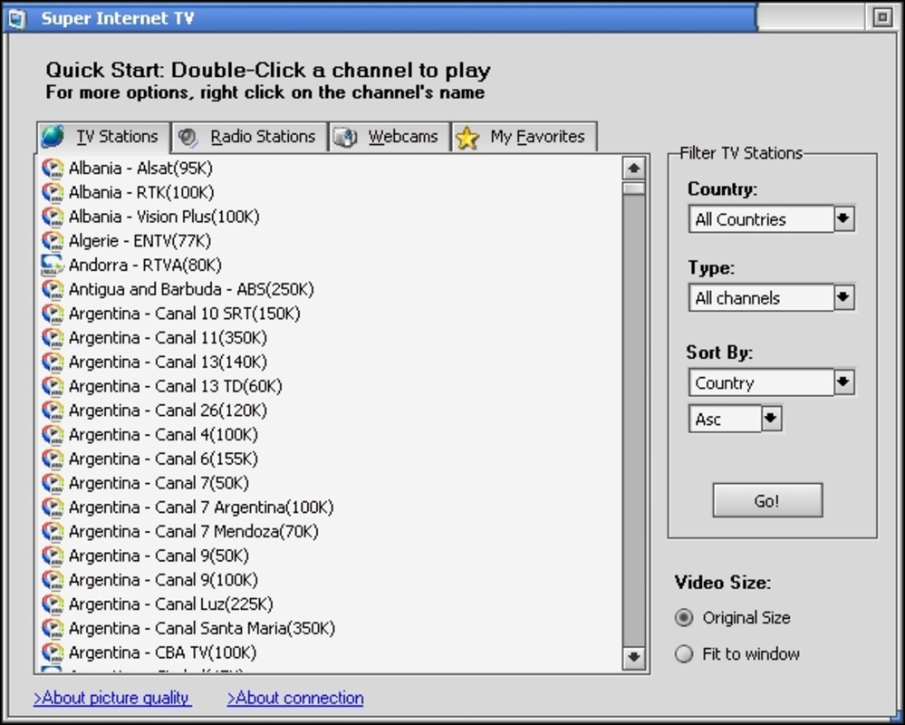 Super Internet TV 8.1 for Windows Screenshot 3