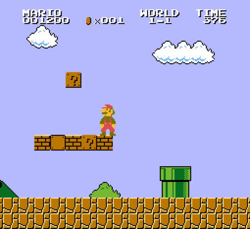 Super Mario Bros Level 1-1 1.0 for Windows Screenshot 1