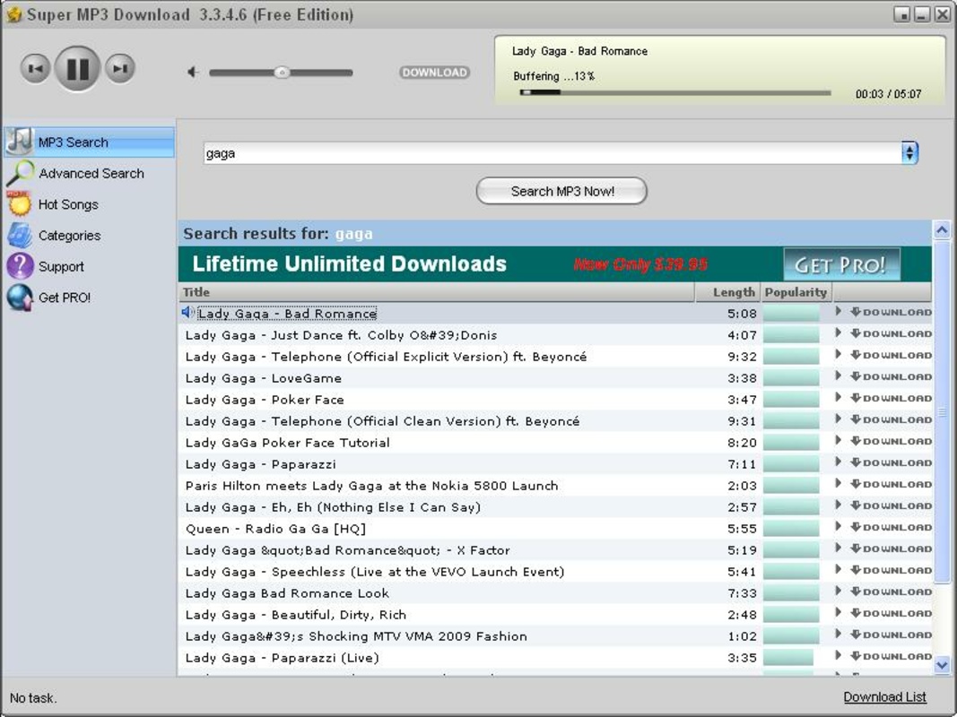 Super MP3 Download 5.1.5.6 for Windows Screenshot 3
