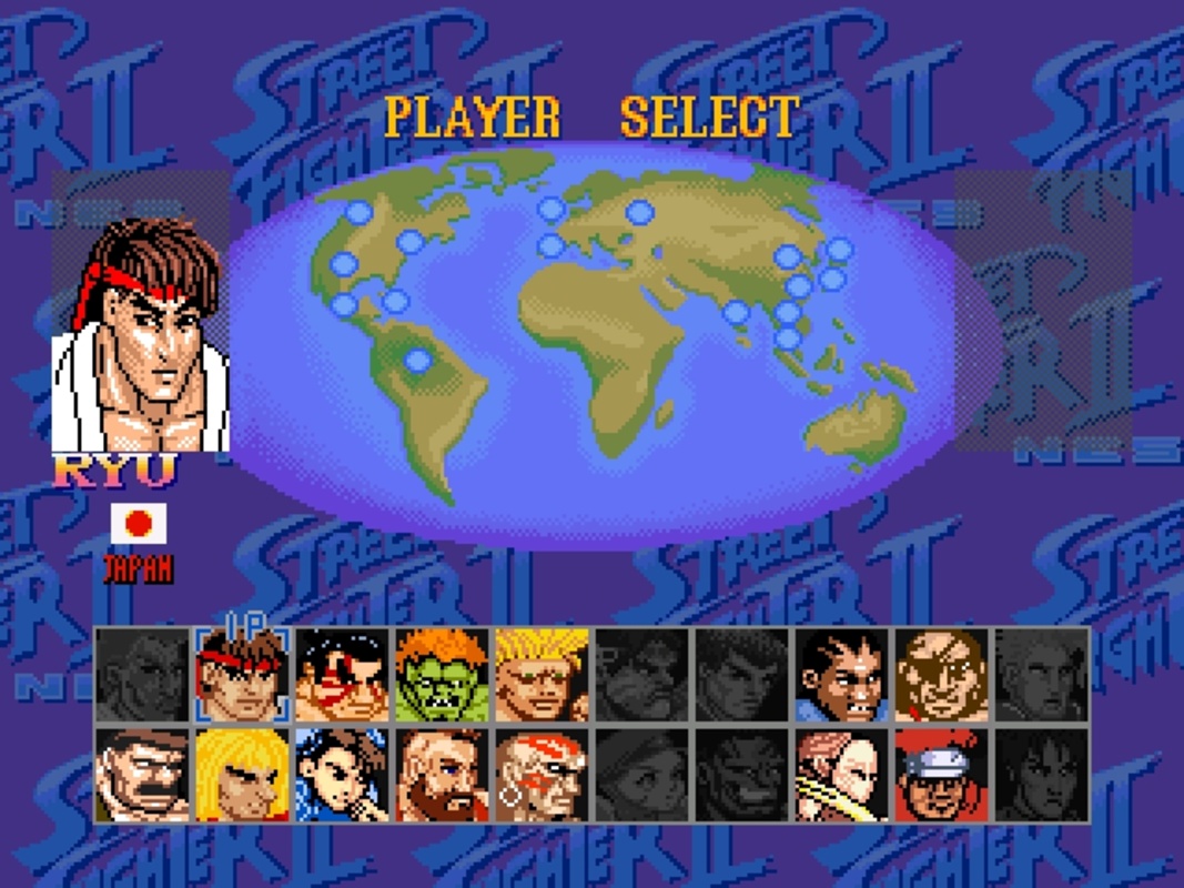 Super Street Fighter 2 NES 1.0.2 feature