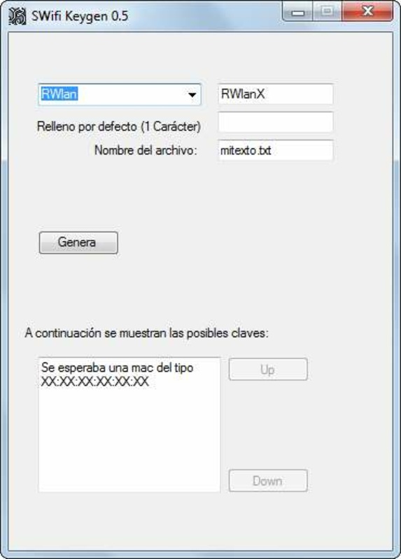 SWifi Keygen 0.5 for Windows Screenshot 3